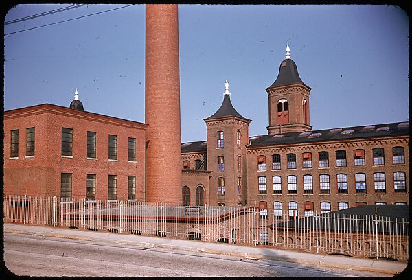 [654 Views of Mills, for Fortune Article "These Dark Satanic Mills"], Walker Evans (American, St. Louis, Missouri 1903–1975 New Haven, Connecticut), Color film transparency