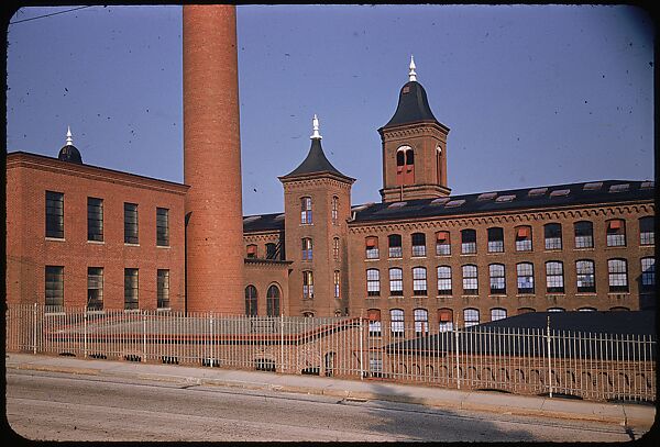 [654 Views of Mills, for Fortune Article "These Dark Satanic Mills"], Walker Evans (American, St. Louis, Missouri 1903–1975 New Haven, Connecticut), Color film transparency