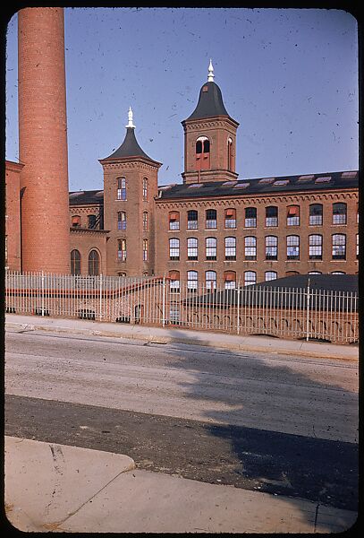 [654 Views of Mills, for Fortune Article "These Dark Satanic Mills"], Walker Evans (American, St. Louis, Missouri 1903–1975 New Haven, Connecticut), Color film transparency