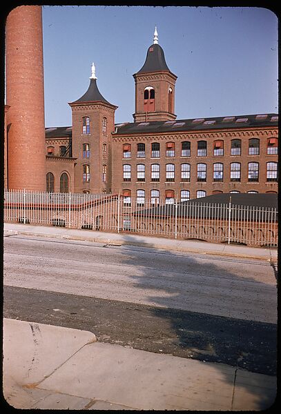 [654 Views of Mills, for Fortune Article "These Dark Satanic Mills"], Walker Evans (American, St. Louis, Missouri 1903–1975 New Haven, Connecticut), Color film transparency
