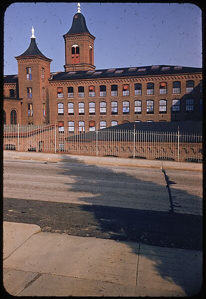 [654 Views of Mills, for Fortune Article "These Dark Satanic Mills"], Walker Evans (American, St. Louis, Missouri 1903–1975 New Haven, Connecticut), Color film transparency