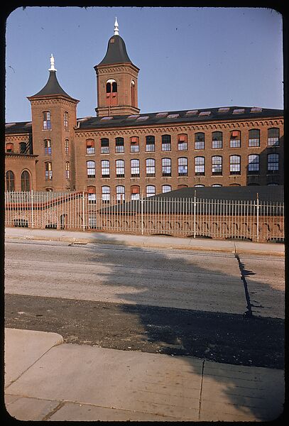 [654 Views of Mills, for Fortune Article "These Dark Satanic Mills"], Walker Evans (American, St. Louis, Missouri 1903–1975 New Haven, Connecticut), Color film transparency