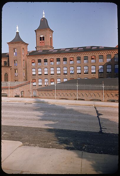 [654 Views of Mills, for Fortune Article "These Dark Satanic Mills"], Walker Evans (American, St. Louis, Missouri 1903–1975 New Haven, Connecticut), Color film transparency