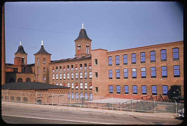 [654 Views of Mills, for Fortune Article "These Dark Satanic Mills"], Walker Evans (American, St. Louis, Missouri 1903–1975 New Haven, Connecticut), Color film transparency