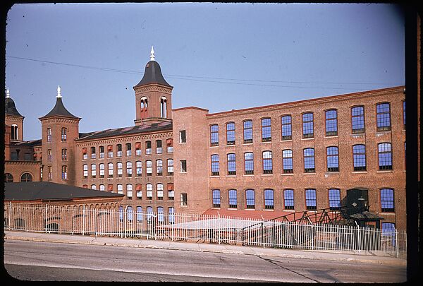 [654 Views of Mills, for Fortune Article "These Dark Satanic Mills"], Walker Evans (American, St. Louis, Missouri 1903–1975 New Haven, Connecticut), Color film transparency