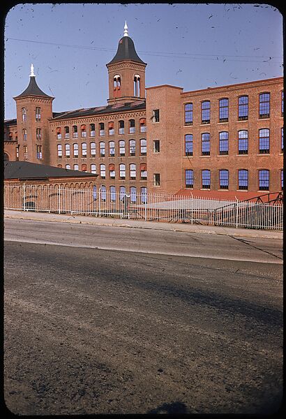 [654 Views of Mills, for Fortune Article "These Dark Satanic Mills"], Walker Evans (American, St. Louis, Missouri 1903–1975 New Haven, Connecticut), Color film transparency