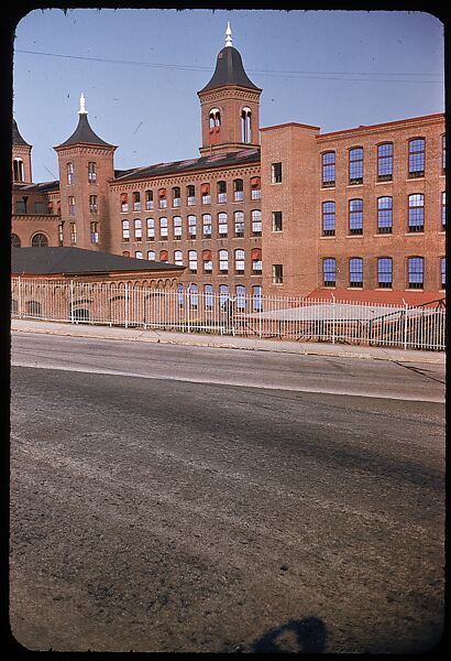 [654 Views of Mills, for Fortune Article "These Dark Satanic Mills"], Walker Evans (American, St. Louis, Missouri 1903–1975 New Haven, Connecticut), Color film transparency