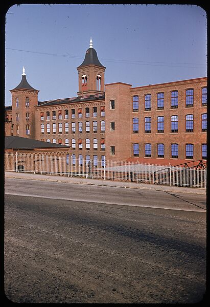[654 Views of Mills, for Fortune Article "These Dark Satanic Mills"], Walker Evans (American, St. Louis, Missouri 1903–1975 New Haven, Connecticut), Color film transparency