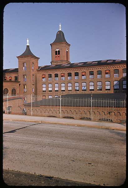 [654 Views of Mills, for Fortune Article "These Dark Satanic Mills"], Walker Evans (American, St. Louis, Missouri 1903–1975 New Haven, Connecticut), Color film transparency