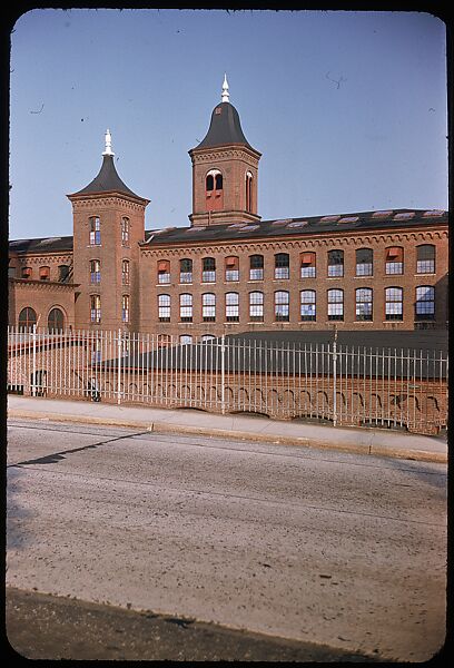 [654 Views of Mills, for Fortune Article "These Dark Satanic Mills"], Walker Evans (American, St. Louis, Missouri 1903–1975 New Haven, Connecticut), Color film transparency