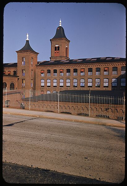 [654 Views of Mills, for Fortune Article "These Dark Satanic Mills"], Walker Evans (American, St. Louis, Missouri 1903–1975 New Haven, Connecticut), Color film transparency