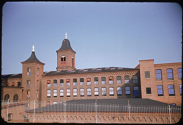 [654 Views of Mills, for Fortune Article "These Dark Satanic Mills"], Walker Evans (American, St. Louis, Missouri 1903–1975 New Haven, Connecticut), Color film transparency