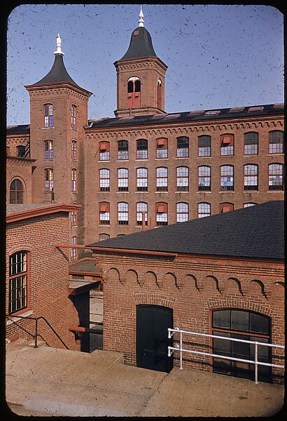 [654 Views of Mills, for Fortune Article "These Dark Satanic Mills"], Walker Evans (American, St. Louis, Missouri 1903–1975 New Haven, Connecticut), Color film transparency
