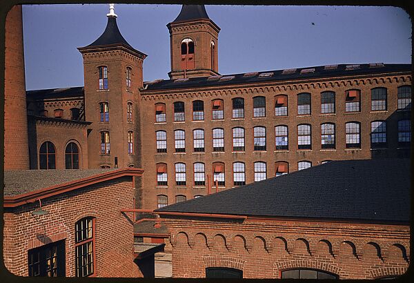 [654 Views of Mills, for Fortune Article "These Dark Satanic Mills"], Walker Evans (American, St. Louis, Missouri 1903–1975 New Haven, Connecticut), Color film transparency