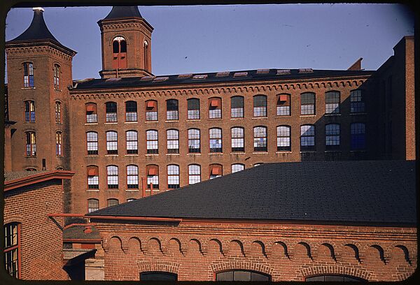 [654 Views of Mills, for Fortune Article "These Dark Satanic Mills"], Walker Evans (American, St. Louis, Missouri 1903–1975 New Haven, Connecticut), Color film transparency