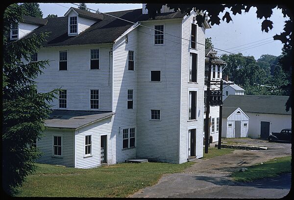 [654 Views of Mills, for Fortune Article "These Dark Satanic Mills"], Walker Evans (American, St. Louis, Missouri 1903–1975 New Haven, Connecticut), Color film transparency