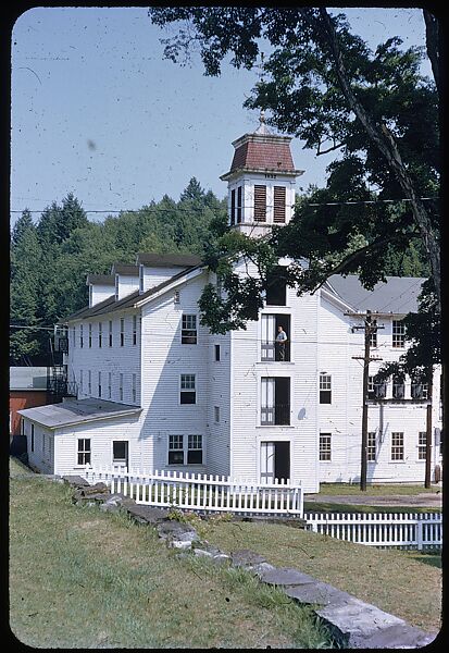 [654 Views of Mills, for Fortune Article "These Dark Satanic Mills"], Walker Evans (American, St. Louis, Missouri 1903–1975 New Haven, Connecticut), Color film transparency