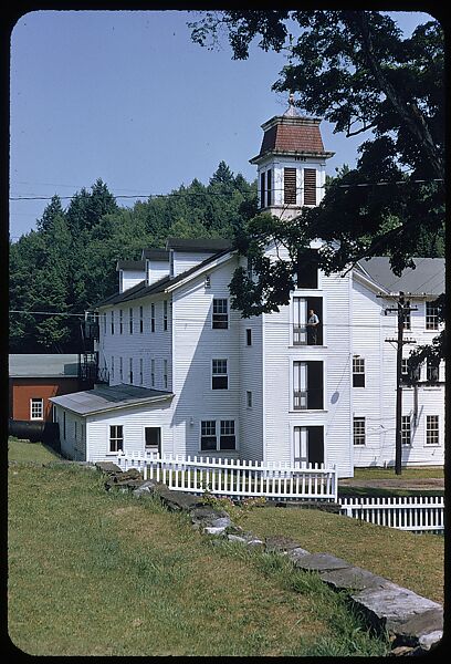 [654 Views of Mills, for Fortune Article "These Dark Satanic Mills"], Walker Evans (American, St. Louis, Missouri 1903–1975 New Haven, Connecticut), Color film transparency