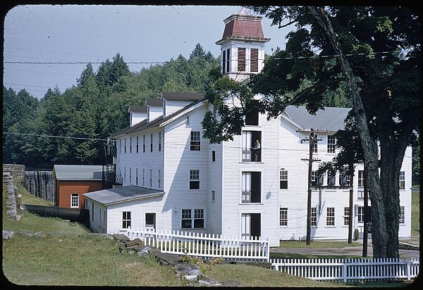 [654 Views of Mills, for Fortune Article "These Dark Satanic Mills"], Walker Evans (American, St. Louis, Missouri 1903–1975 New Haven, Connecticut), Color film transparency