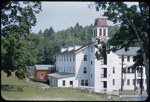 [654 Views of Mills, for Fortune Article "These Dark Satanic Mills"], Walker Evans (American, St. Louis, Missouri 1903–1975 New Haven, Connecticut), Color film transparency
