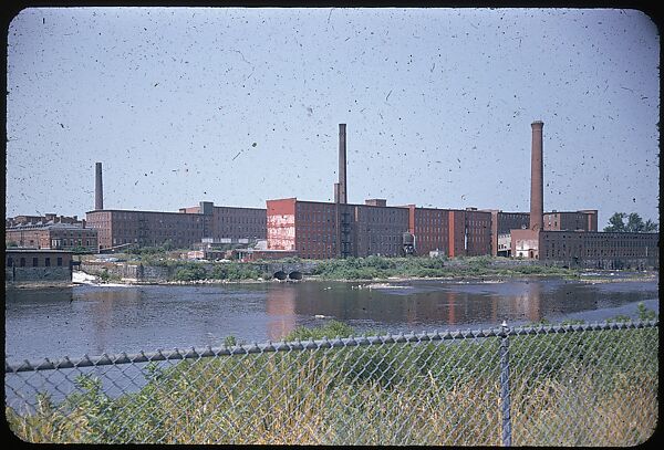 [654 Views of Mills, for Fortune Article "These Dark Satanic Mills"], Walker Evans (American, St. Louis, Missouri 1903–1975 New Haven, Connecticut), Color film transparency