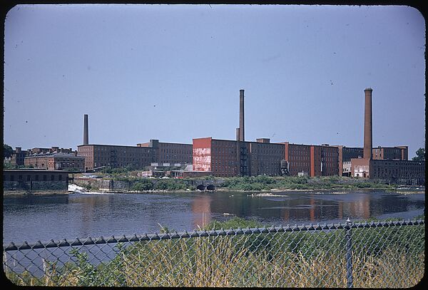 [654 Views of Mills, for Fortune Article "These Dark Satanic Mills"], Walker Evans (American, St. Louis, Missouri 1903–1975 New Haven, Connecticut), Color film transparency
