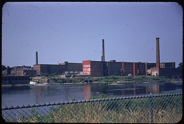 [654 Views of Mills, for Fortune Article "These Dark Satanic Mills"], Walker Evans (American, St. Louis, Missouri 1903–1975 New Haven, Connecticut), Color film transparency