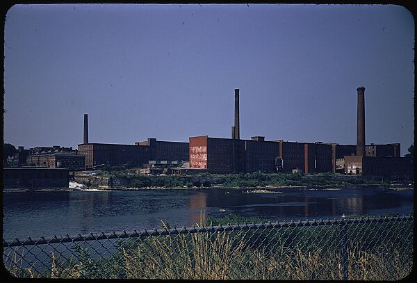 [654 Views of Mills, for Fortune Article "These Dark Satanic Mills"], Walker Evans (American, St. Louis, Missouri 1903–1975 New Haven, Connecticut), Color film transparency