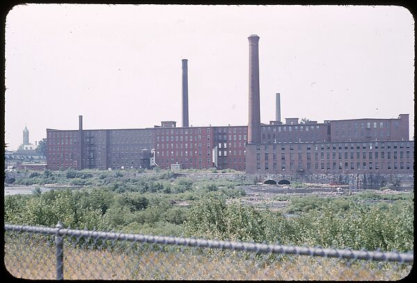 [654 Views of Mills, for Fortune Article "These Dark Satanic Mills"], Walker Evans (American, St. Louis, Missouri 1903–1975 New Haven, Connecticut), Color film transparency