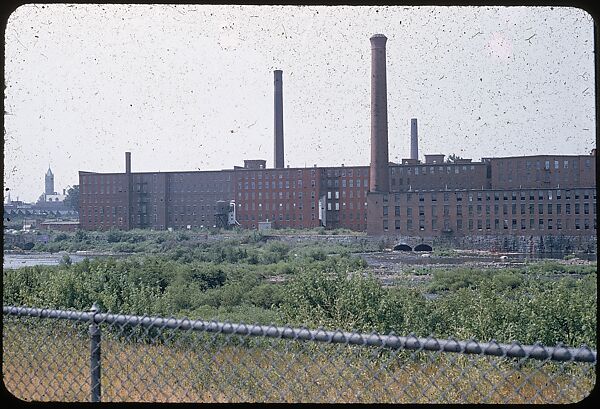 [654 Views of Mills, for Fortune Article "These Dark Satanic Mills"], Walker Evans (American, St. Louis, Missouri 1903–1975 New Haven, Connecticut), Color film transparency