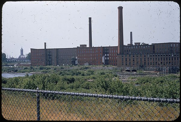 [654 Views of Mills, for Fortune Article "These Dark Satanic Mills"], Walker Evans (American, St. Louis, Missouri 1903–1975 New Haven, Connecticut), Color film transparency