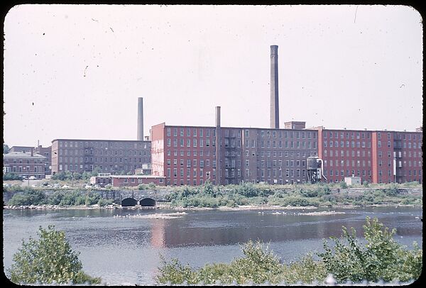 [654 Views of Mills, for Fortune Article "These Dark Satanic Mills"], Walker Evans (American, St. Louis, Missouri 1903–1975 New Haven, Connecticut), Color film transparency