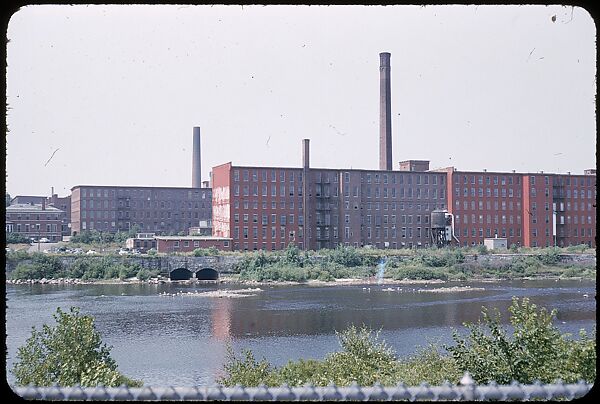 [654 Views of Mills, for Fortune Article "These Dark Satanic Mills"], Walker Evans (American, St. Louis, Missouri 1903–1975 New Haven, Connecticut), Color film transparency