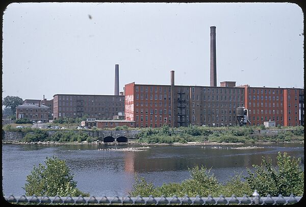 [654 Views of Mills, for Fortune Article "These Dark Satanic Mills"], Walker Evans (American, St. Louis, Missouri 1903–1975 New Haven, Connecticut), Color film transparency