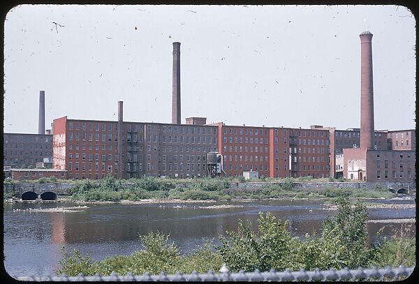 [654 Views of Mills, for Fortune Article "These Dark Satanic Mills"], Walker Evans (American, St. Louis, Missouri 1903–1975 New Haven, Connecticut), Color film transparency