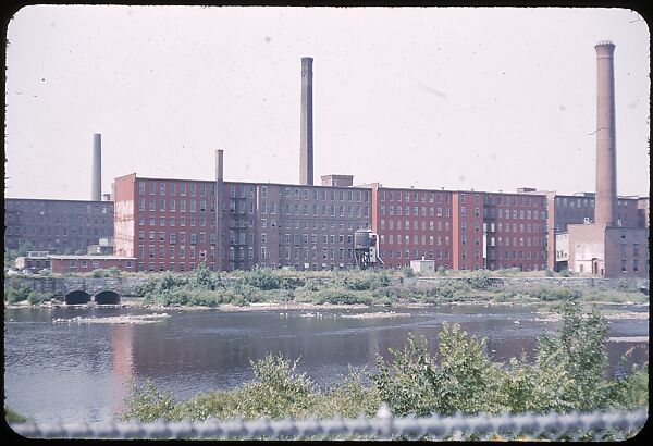 [654 Views of Mills, for Fortune Article "These Dark Satanic Mills"], Walker Evans (American, St. Louis, Missouri 1903–1975 New Haven, Connecticut), Color film transparency