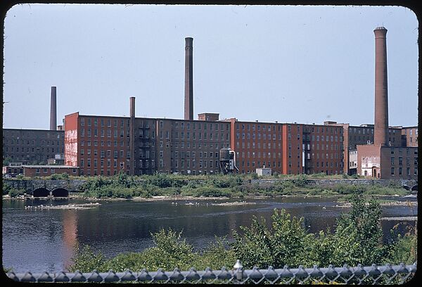 [654 Views of Mills, for Fortune Article "These Dark Satanic Mills"], Walker Evans (American, St. Louis, Missouri 1903–1975 New Haven, Connecticut), Color film transparency