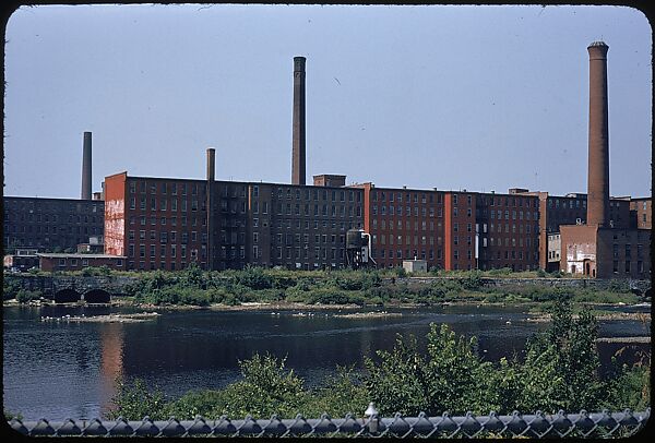 [654 Views of Mills, for Fortune Article "These Dark Satanic Mills"], Walker Evans (American, St. Louis, Missouri 1903–1975 New Haven, Connecticut), Color film transparency
