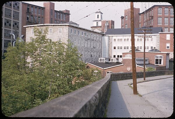 [654 Views of Mills, for Fortune Article "These Dark Satanic Mills"], Walker Evans (American, St. Louis, Missouri 1903–1975 New Haven, Connecticut), Color film transparency