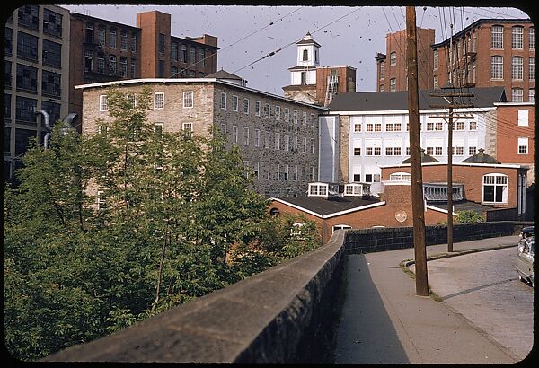 [654 Views of Mills, for Fortune Article "These Dark Satanic Mills"], Walker Evans (American, St. Louis, Missouri 1903–1975 New Haven, Connecticut), Color film transparency