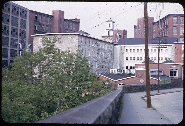 [654 Views of Mills, for Fortune Article "These Dark Satanic Mills"], Walker Evans (American, St. Louis, Missouri 1903–1975 New Haven, Connecticut), Color film transparency