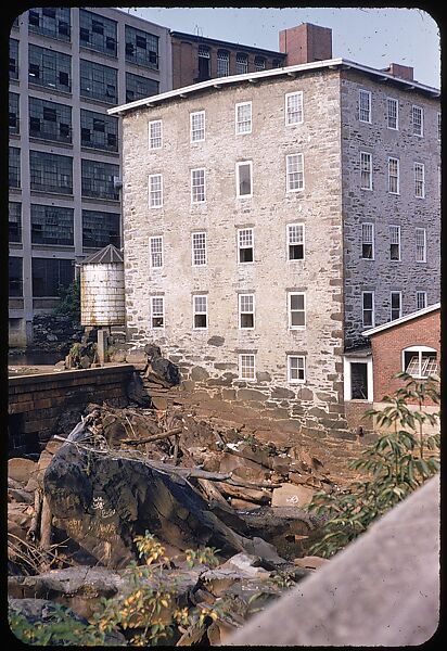 [654 Views of Mills, for Fortune Article "These Dark Satanic Mills"], Walker Evans (American, St. Louis, Missouri 1903–1975 New Haven, Connecticut), Color film transparency
