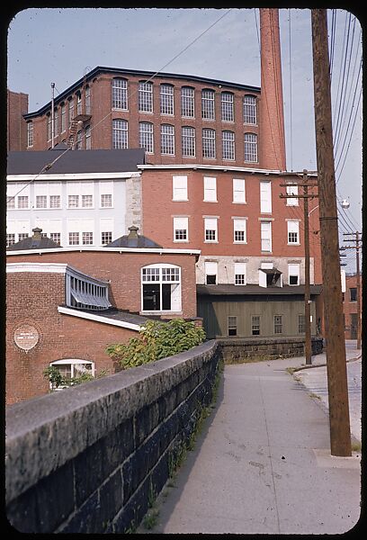 [654 Views of Mills, for Fortune Article "These Dark Satanic Mills"], Walker Evans (American, St. Louis, Missouri 1903–1975 New Haven, Connecticut), Color film transparency