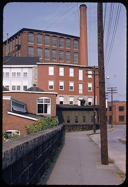 [654 Views of Mills, for Fortune Article "These Dark Satanic Mills"], Walker Evans (American, St. Louis, Missouri 1903–1975 New Haven, Connecticut), Color film transparency
