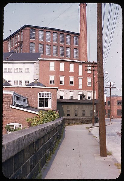 [654 Views of Mills, for Fortune Article "These Dark Satanic Mills"], Walker Evans (American, St. Louis, Missouri 1903–1975 New Haven, Connecticut), Color film transparency