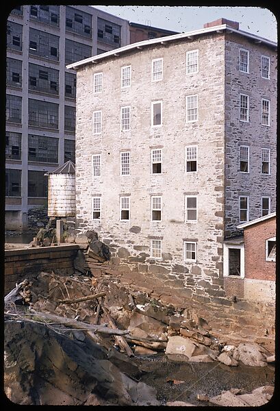 [654 Views of Mills, for Fortune Article "These Dark Satanic Mills"], Walker Evans (American, St. Louis, Missouri 1903–1975 New Haven, Connecticut), Color film transparency