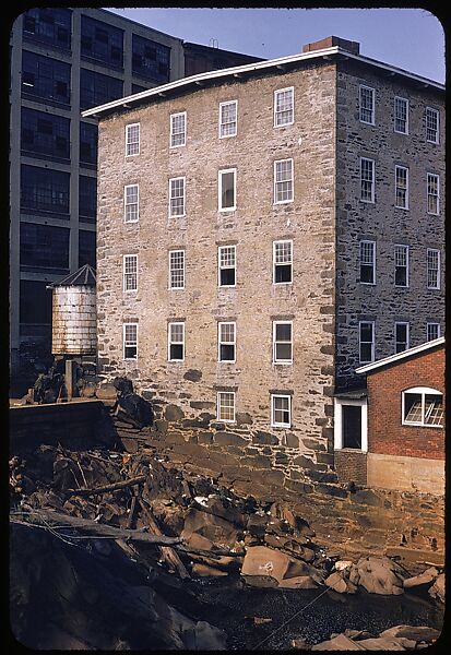 [654 Views of Mills, for Fortune Article "These Dark Satanic Mills"], Walker Evans (American, St. Louis, Missouri 1903–1975 New Haven, Connecticut), Color film transparency