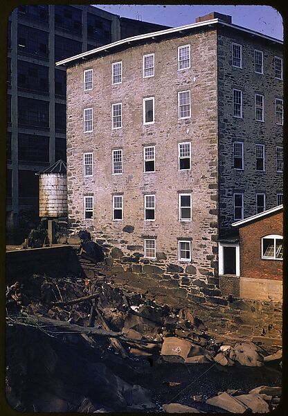 [654 Views of Mills, for Fortune Article "These Dark Satanic Mills"], Walker Evans (American, St. Louis, Missouri 1903–1975 New Haven, Connecticut), Color film transparency