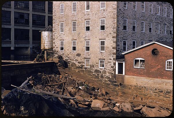 [654 Views of Mills, for Fortune Article "These Dark Satanic Mills"], Walker Evans (American, St. Louis, Missouri 1903–1975 New Haven, Connecticut), Color film transparency