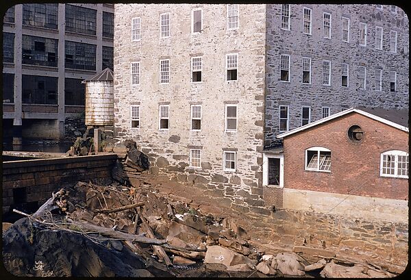 [654 Views of Mills, for Fortune Article "These Dark Satanic Mills"], Walker Evans (American, St. Louis, Missouri 1903–1975 New Haven, Connecticut), Color film transparency